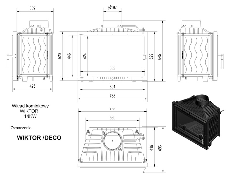 krbove vlozky Deco model Voktor