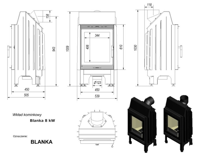 krbová vložka Blanka