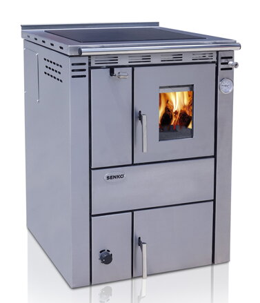 výkonný teplovodný sporák Senko C-30 inox