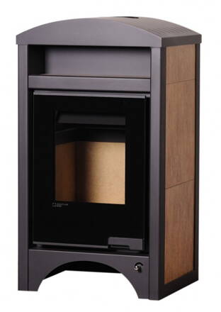 krbové kachle teplovodné  HS Flamingo  Aquaflam Vario Barma - orech 11/7 kw